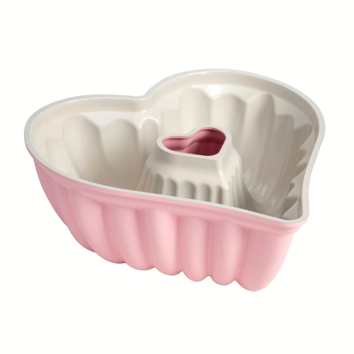 Forma na pečení srdce – nepřilnavá, 25 cm, růžová, Paris Hilton