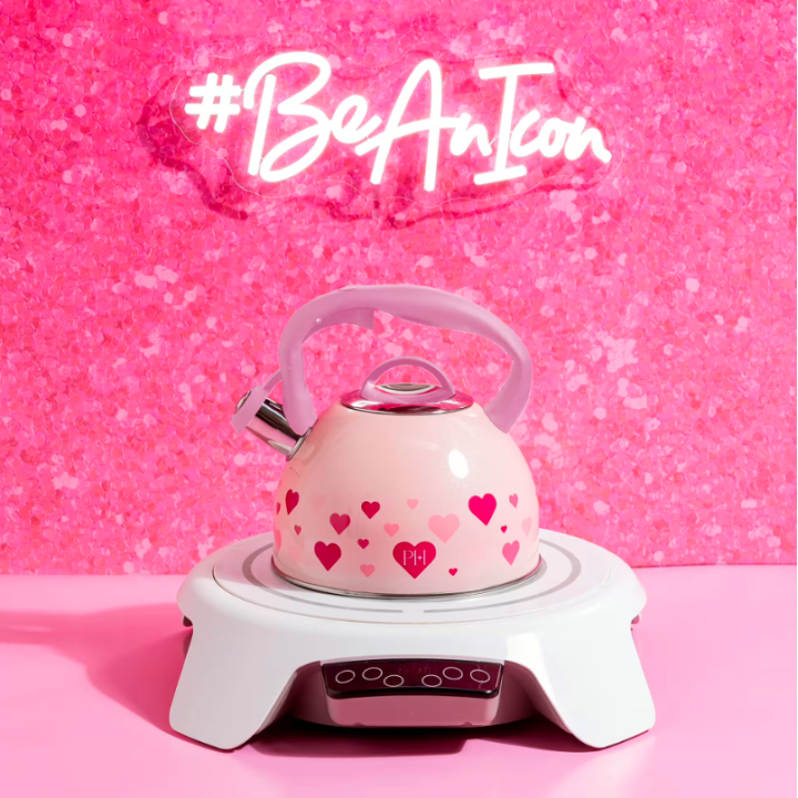 Konvice na čaj 2 l – růžová, Paris Hilton