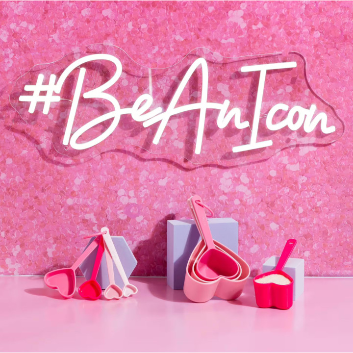 Sada odměrek 8 ks – plastové, růžové - Paris Hilton